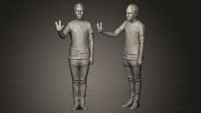Statues of famous people (STKC_0106) 3D model for CNC machine